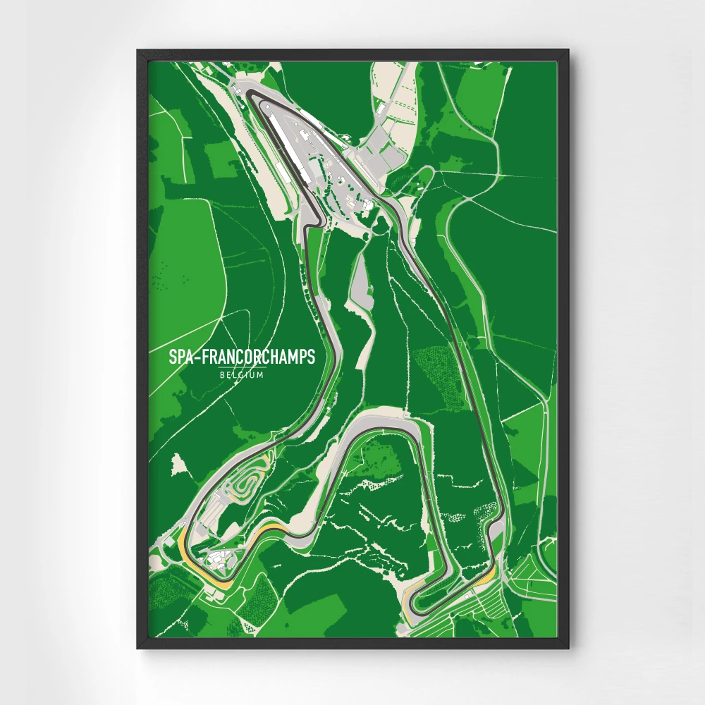 Spa Francorchamps Circuit Map