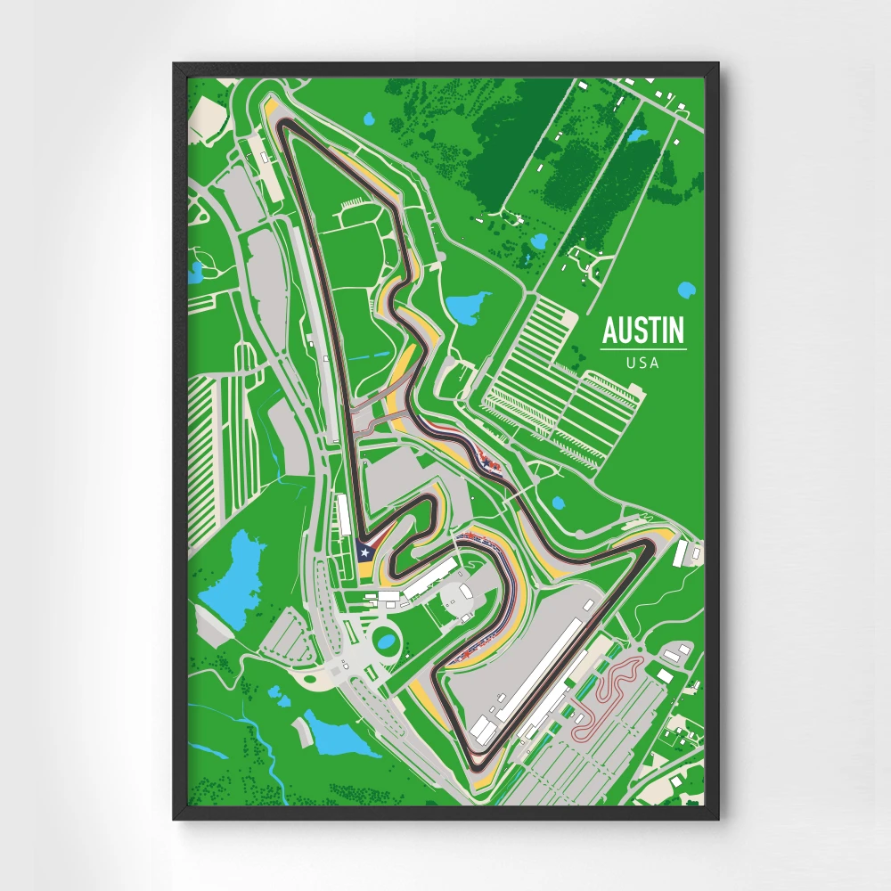 Circuit of the Americas, Austin - Grand Prix circuit map