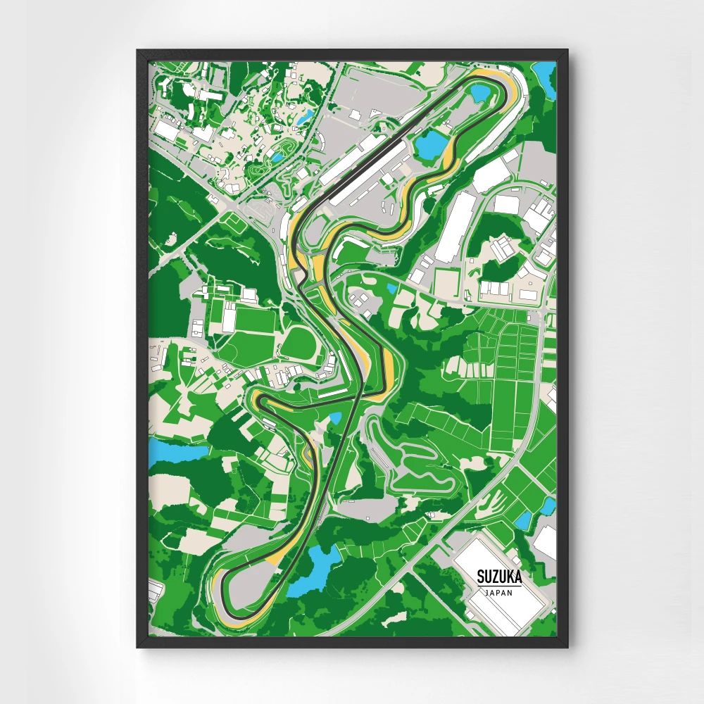 Suzuka Circuit - Grand Prix circuit map