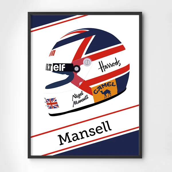 Nigel Mansell Poster