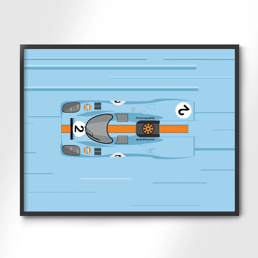 Gulf Porsche 917 Poster