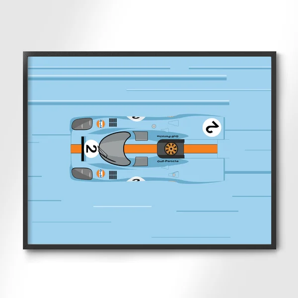 Gulf Porsche 917 Poster