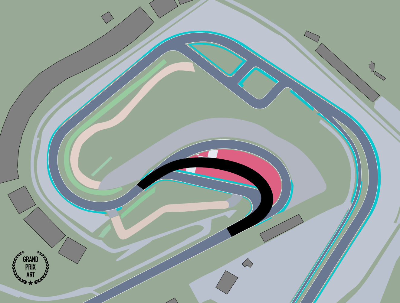 Circuit de Barcelona-Catalunya changes at turn 10 - Grand Prix Art